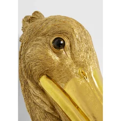 KARE Design Applique Animal Spoonbill Dore 29X62Cm