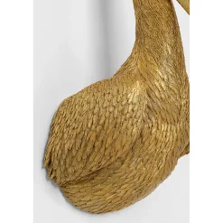 KARE Design Applique Animal Spoonbill Dore 29X62Cm