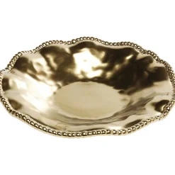 KARE Design Assiette Bell Dore O36Cm