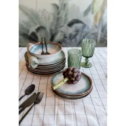 KARE Design Assiette Creuse Laguna Bleu O20Cm