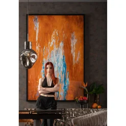 KARE Design Assiette Creuse Organic Gris O21Cm