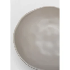 KARE Design Assiette Creuse Organic Gris O21Cm