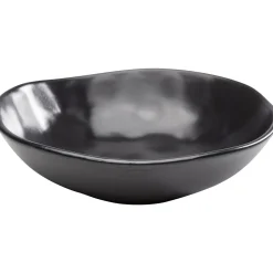 KARE Design Assiette Creuse Organic Noire O22Cm