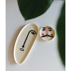 KARE Design Assiette Décorative Abstract Counterpart (3-Parti