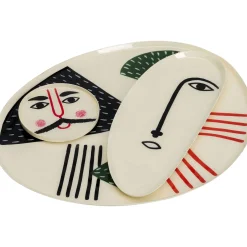 KARE Design Assiette Décorative Abstract Counterpart (3-Parti