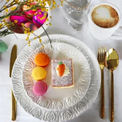 KARE Design Assiette De Presentation Rosa O35