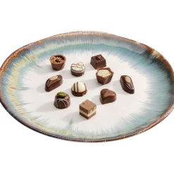 KARE Design Assiette Laguna Bleu O26Cm