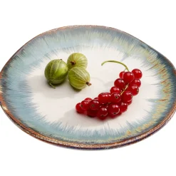 KARE Design Assiette Laguna Bleu O20Cm