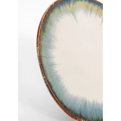 KARE Design Assiette Laguna Bleu O20Cm