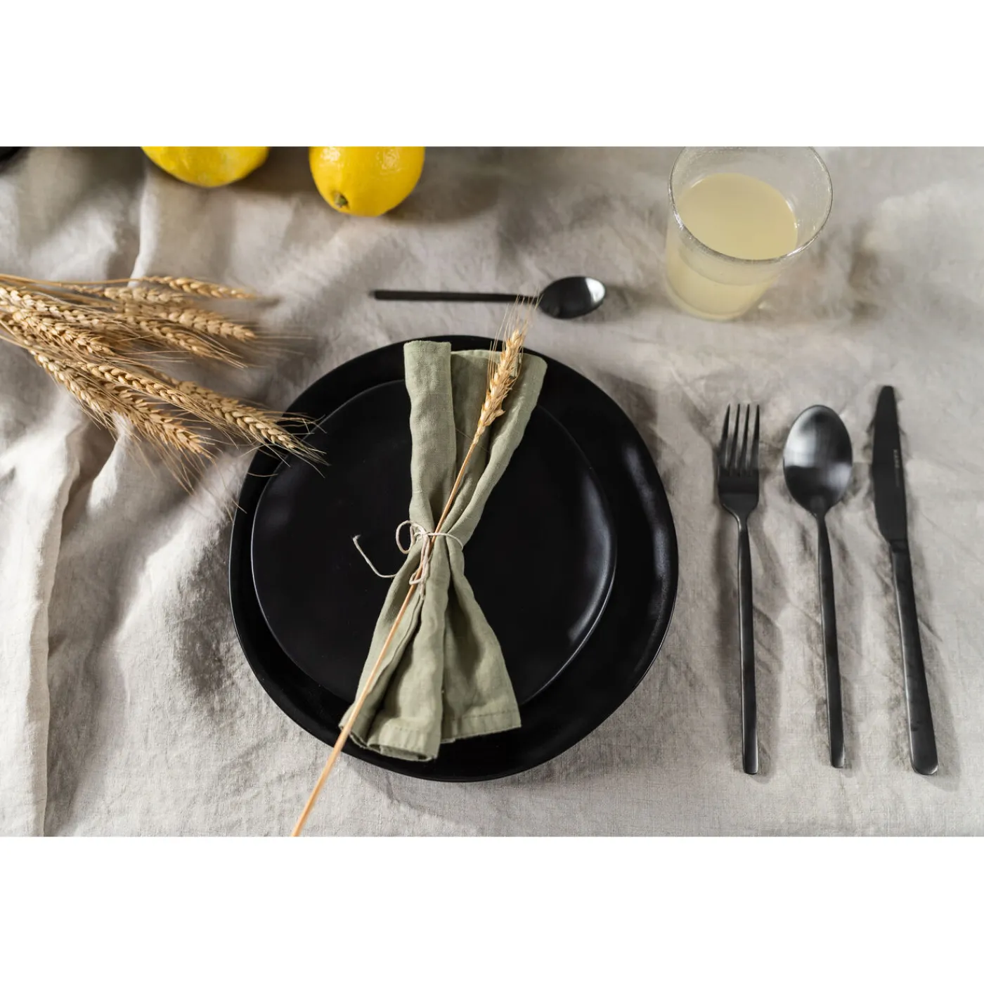 KARE Design Assiette Organic Noire O26Cm