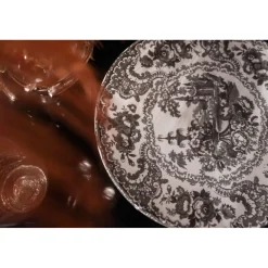 KARE Design Assiette Sakura Gris O27Cm