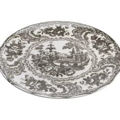 KARE Design Assiette Sakura Gris O27Cm