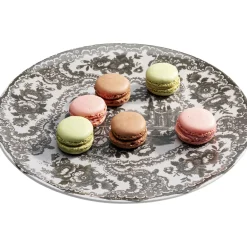 KARE Design Assiette Sakura Gris O27Cm