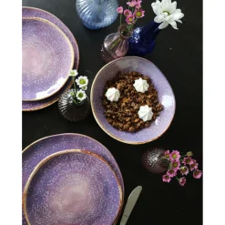 KARE Design Assiette Shirley Violet O26Cm