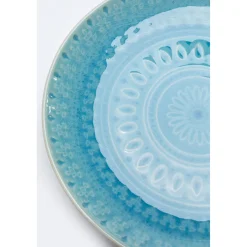 KARE Design Assiette Sicilia Bleu O21Cm