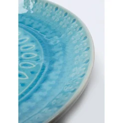 KARE Design Assiette Sicilia Bleu O21Cm