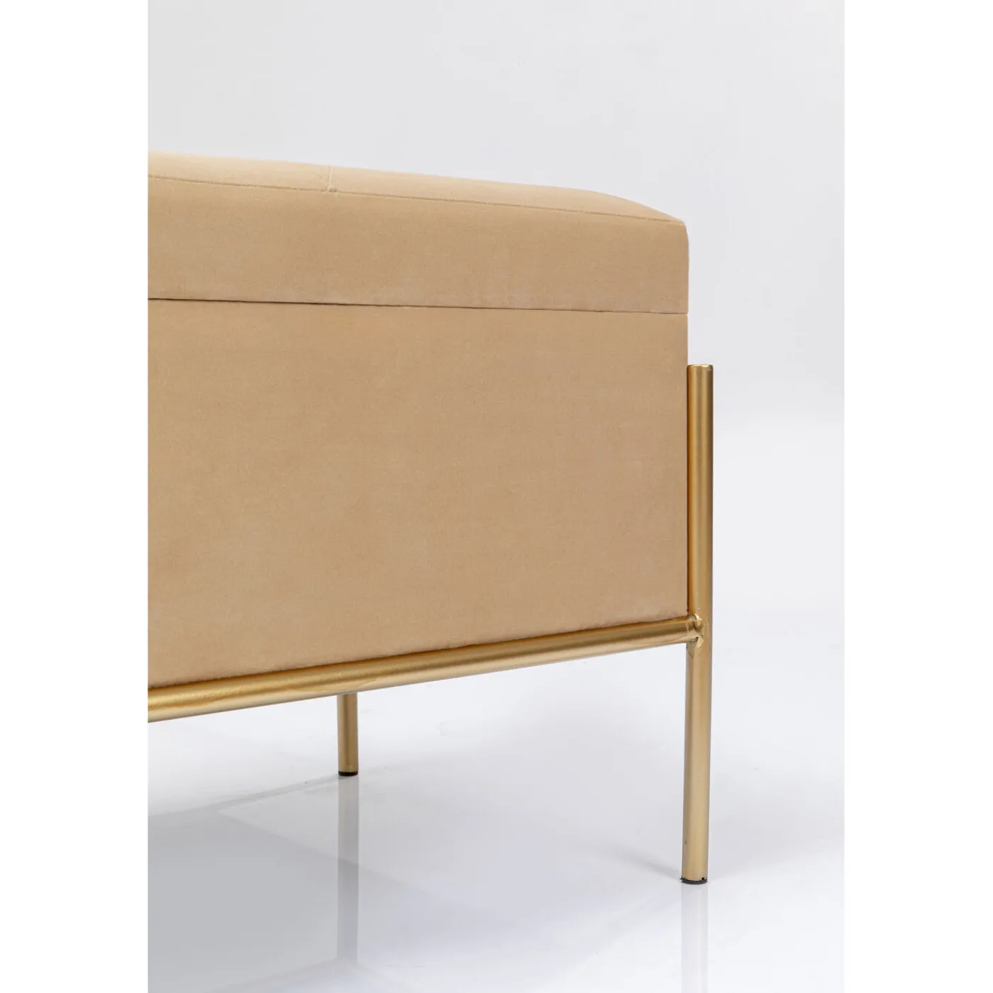 KARE Design Banquette Buttons Storage Beige Pm
