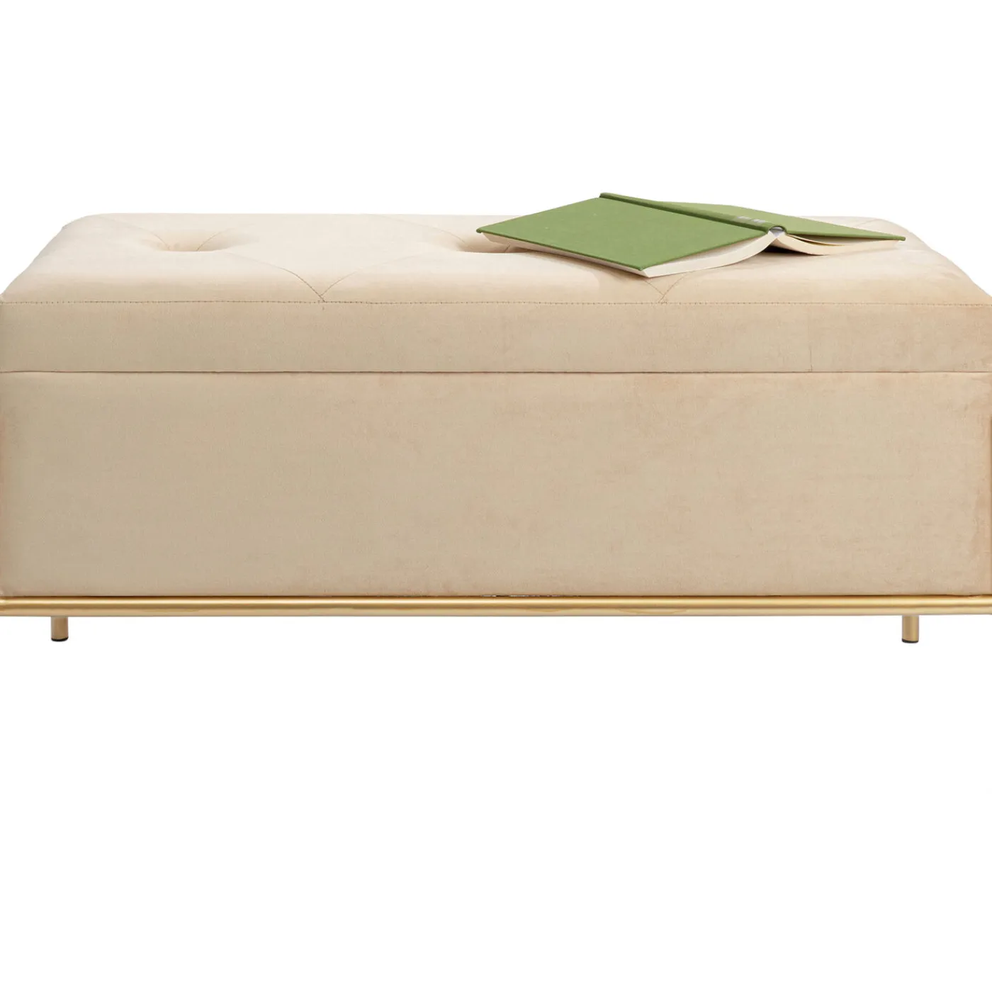KARE Design Banquette Buttons Storage Beige Pm