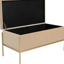 KARE Design Banquette Buttons Storage Beige Pm