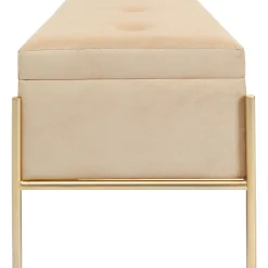 KARE Design Banquette Buttons Storage Beige Pm