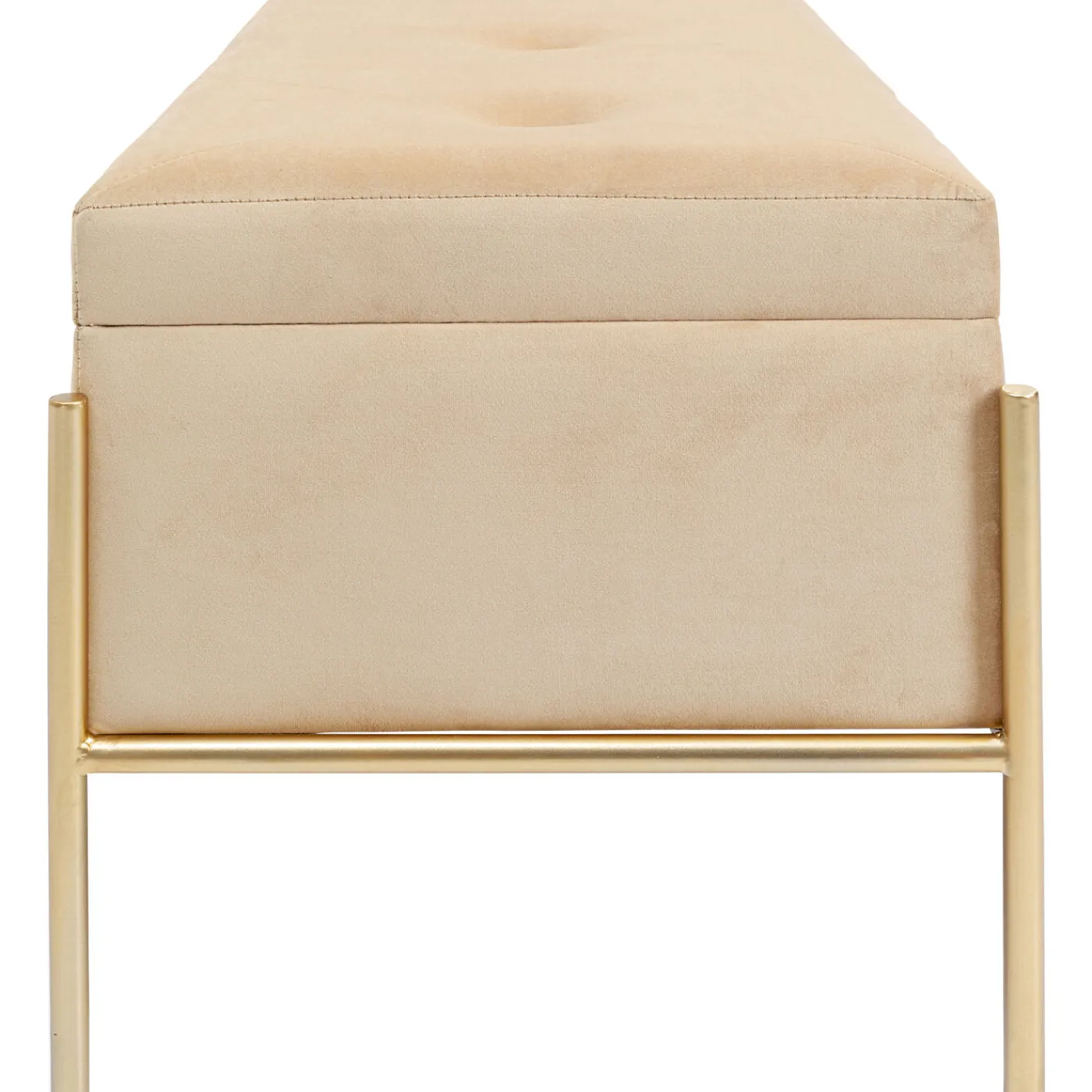 KARE Design Banquette Buttons Storage Beige Pm