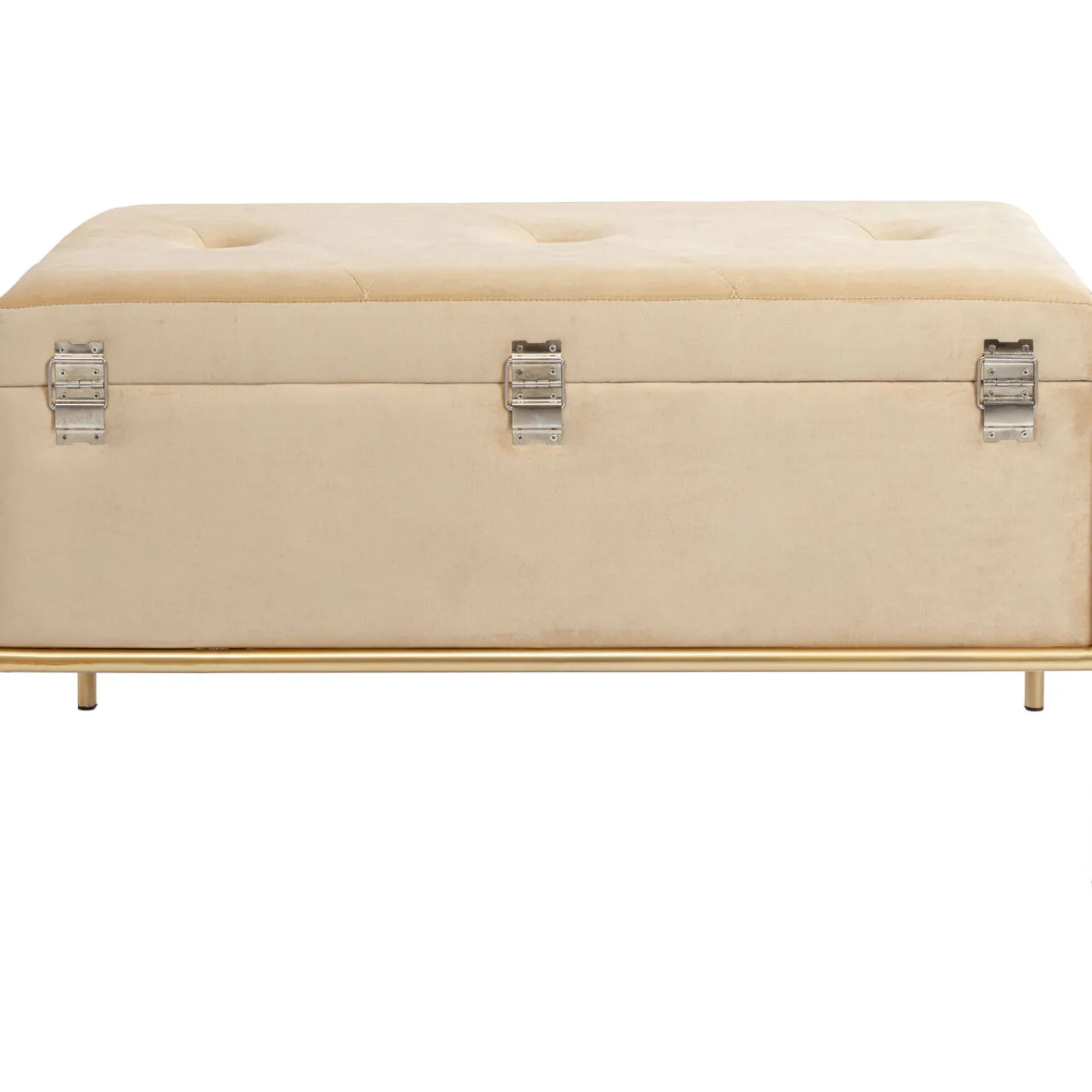 KARE Design Banquette Buttons Storage Beige Pm