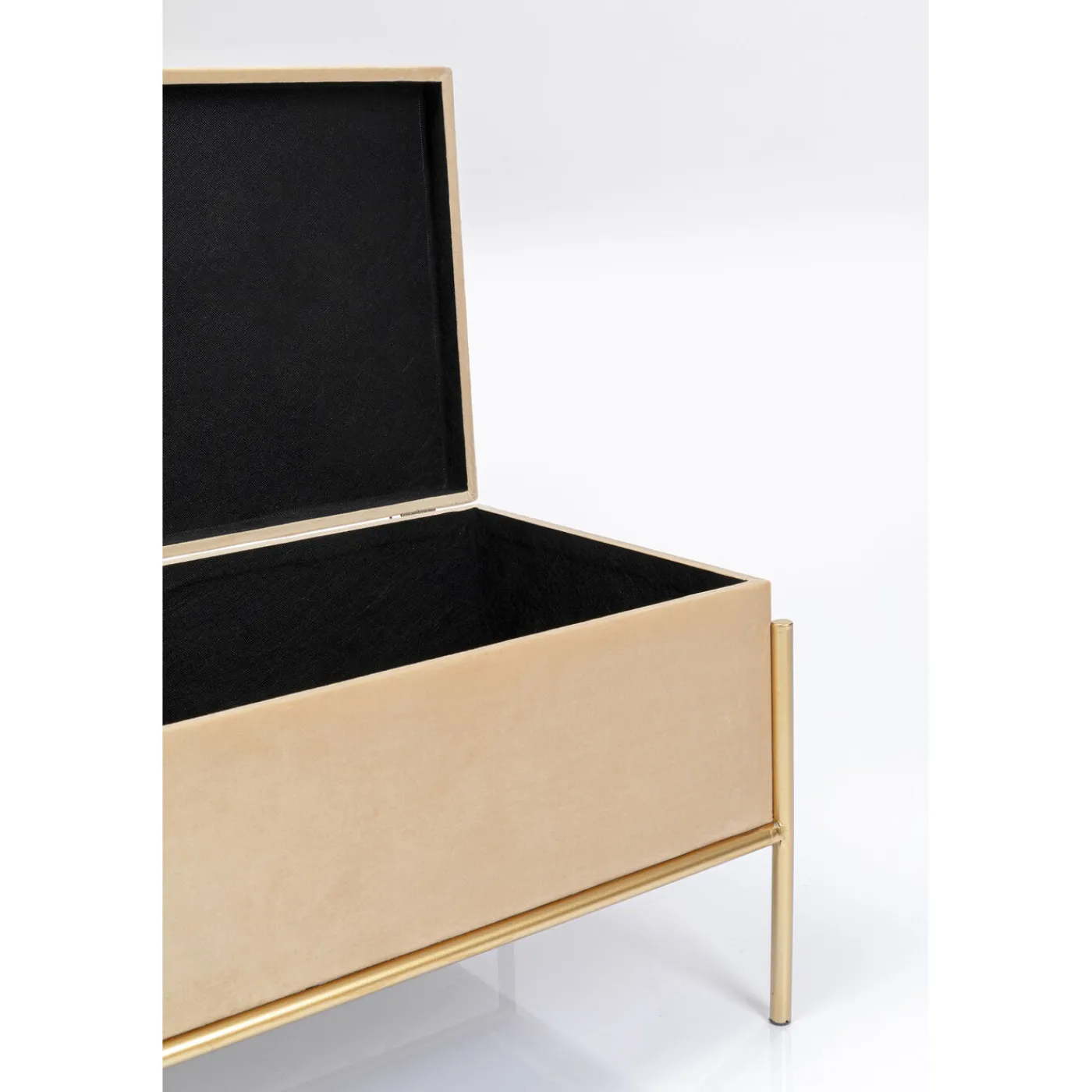 KARE Design Banquette Buttons Storage Beige Pm