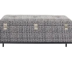 KARE Design Banquette Buttons Storage Noir-Blanc Pm