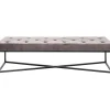 KARE Design Banquette Crossover Gris Noir 150X40Cm