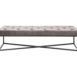 KARE Design Banquette Crossover Gris Noir 150X40Cm