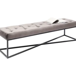 KARE Design Banquette Crossover Gris Noir 150X40Cm