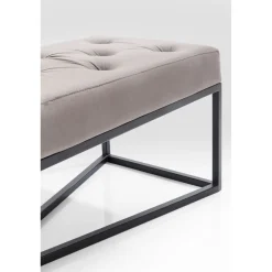 KARE Design Banquette Crossover Gris Noir 150X40Cm