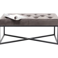 KARE Design Banquette Crossover Gris Noir 90X40Cm