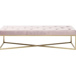 KARE Design Banquette Crossover Rose Laiton 150X40Cm