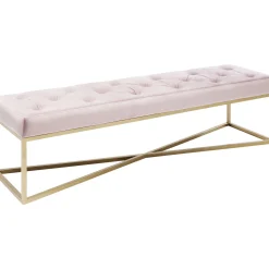 KARE Design Banquette Crossover Rose Laiton 150X40Cm
