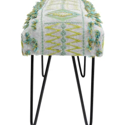 KARE Design Banquette Desna Patchwork Vert 80Cm