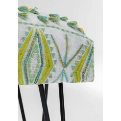 KARE Design Banquette Desna Patchwork Vert 80Cm