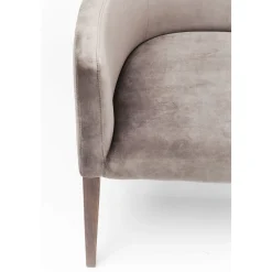 KARE Design Banquette Mode Velours Gris