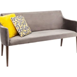 KARE Design Banquette Mode Velours Gris