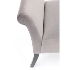 KARE Design Banquette Motley Velvet Silvergrey