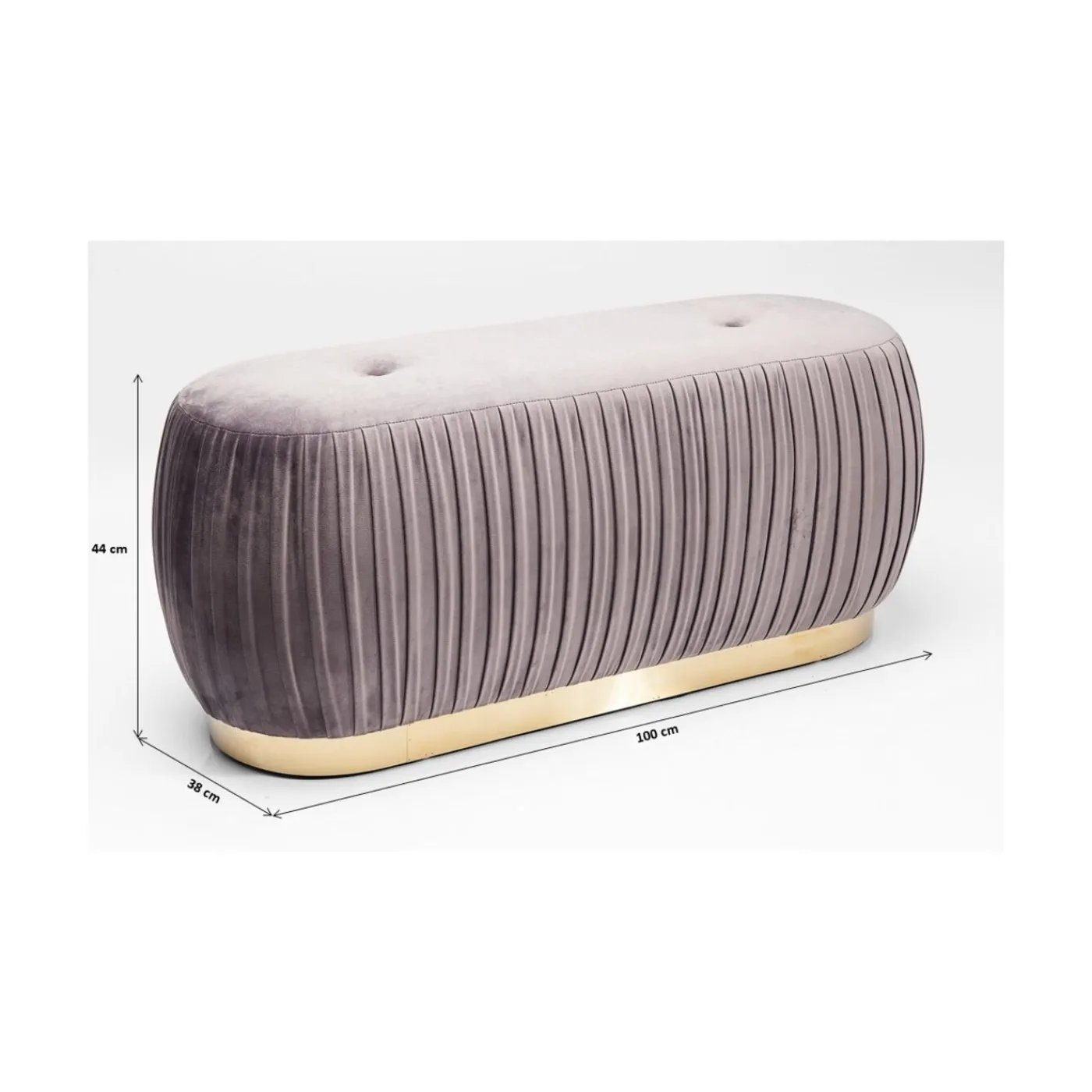 KARE Design Banquette Pigalle 100Cm