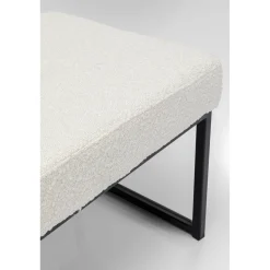 KARE Design Banquette Smart Boucle Creme Noir 90Cm