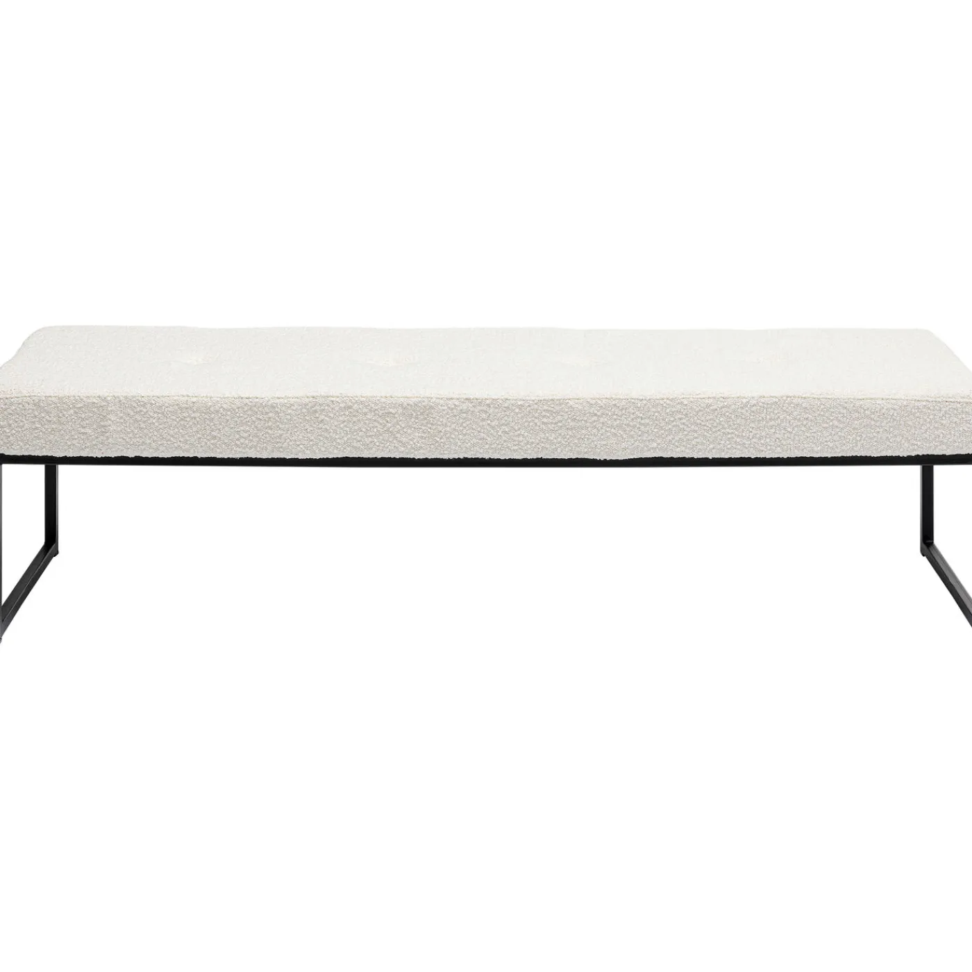KARE Design Banquette Smart Boucle Creme Noir 150Cm