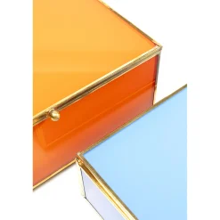 KARE Design Boite Neomi Orange Bleu (2/Set)