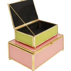 KARE Design Boite Neomi Vert Fuchsia (2/Set)