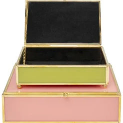 KARE Design Boite Neomi Vert Fuchsia (2/Set)