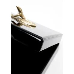 KARE Design Boite Snake Bite Noir 28X7Cm
