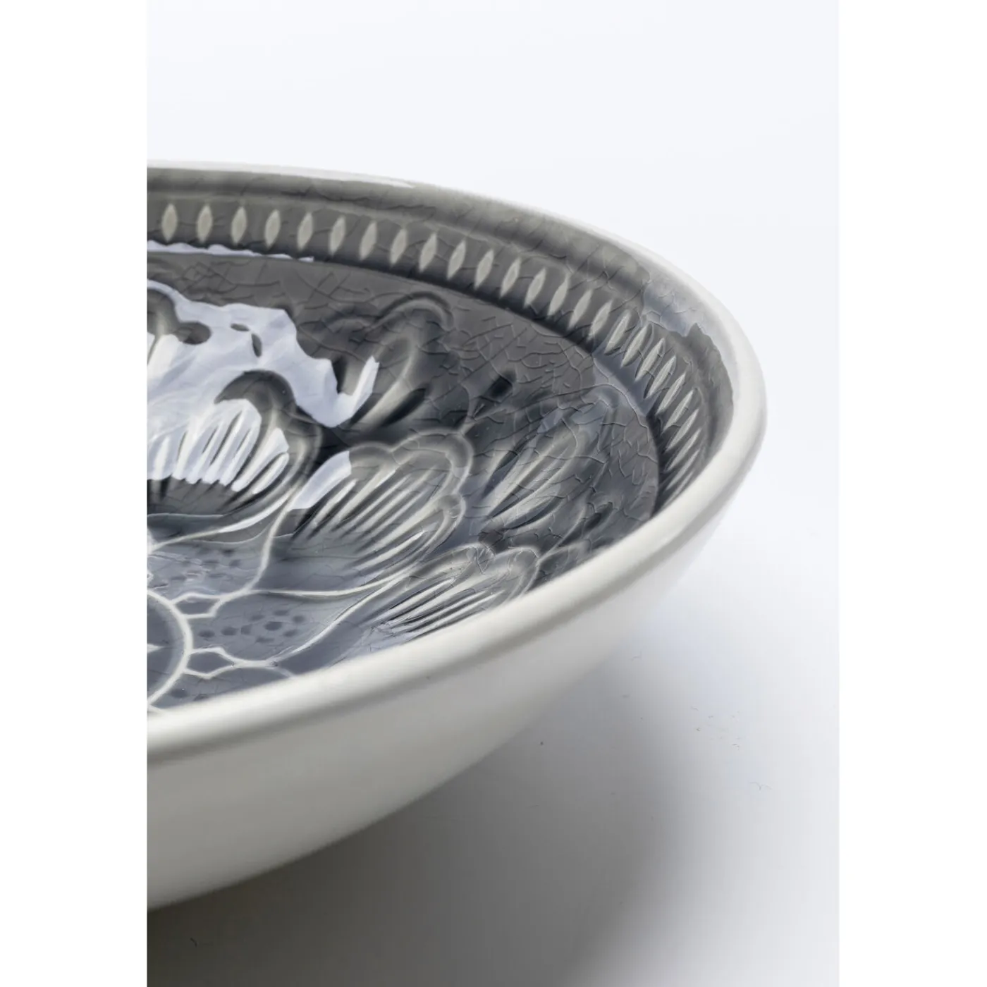 KARE Design Bol Sicilia Mandala Gris O18