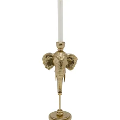 KARE Design Bougeoir Elephant Head Dore 36Cm