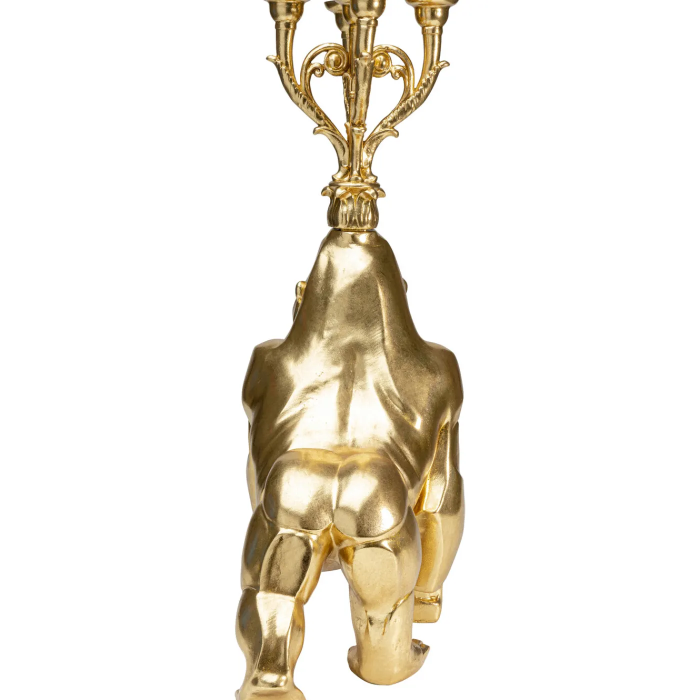 KARE Design Bougeoir Gorilla Dore 71Cm